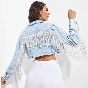 Fringe Jean Jacket